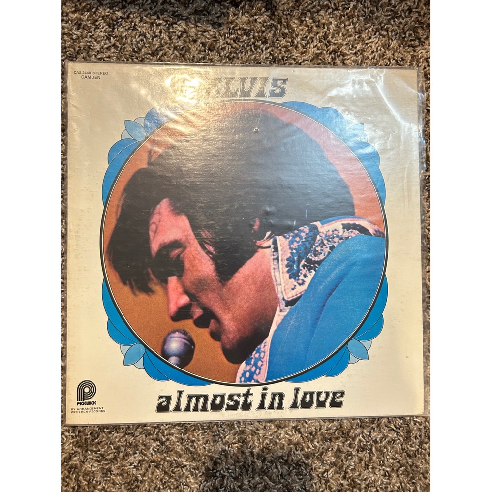 Elvis Presley Almost In Love Vinyl LP Pickwick CAS-2440 Stereo Rock‎ Pop 1970